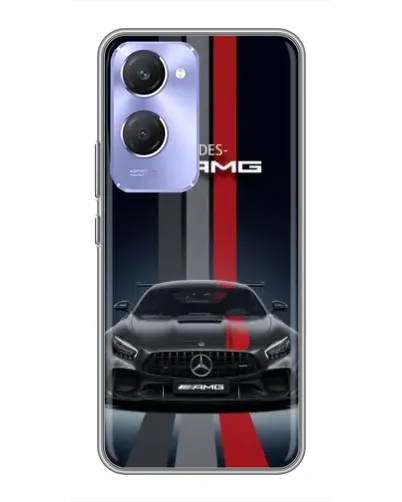 Чехол для Vivo Y36c с картинкой «Mercedes — белый карбон» Чехол для Vivo Y36c с картинкой «Mercedes — белый карбон»