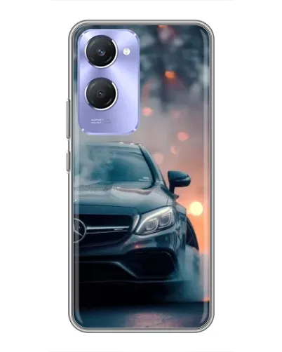 Чехол для Vivo Y36c с картинкой «Mercedes — ночной город» Чехол для Vivo Y36c с картинкой «Mercedes — ночной город»