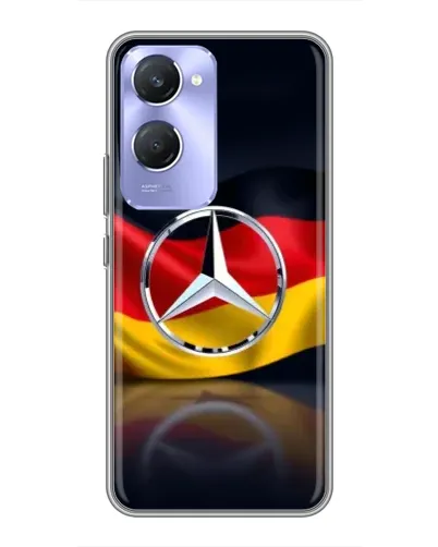 Чехол для Vivo Y36c с картинкой «Mercedes — флаг Германии» Чехол для Vivo Y36c с картинкой «Mercedes — флаг Германии»