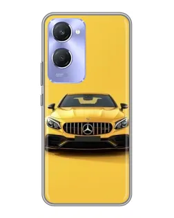 Чехол для Vivo Y36c с картинкой «Желтый Mercedes GT»