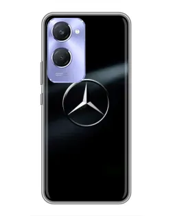 Чехол для Vivo Y36c с картинкой «Mercedes на металле» Чехол для Vivo Y36c с картинкой «Mercedes на металле»
