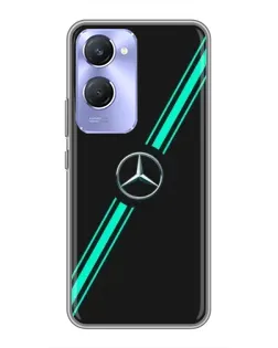 Чехол для Vivo Y36c с картинкой «Спортивные линии Mercedes» Чехол для Vivo Y36c с картинкой «Спортивные линии Mercedes»