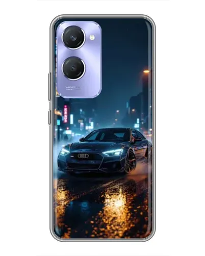 Чехол для Vivo Y36c с картинкой «Ночной город и Audi» Чехол для Vivo Y36c с картинкой «Ночной город и Audi»