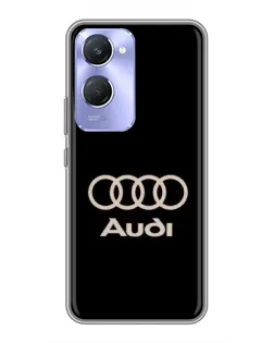 Чехол для Vivo Y36c с картинкой «Audi — золотой логотип» Чехол для Vivo Y36c с картинкой «Audi — золотой логотип»