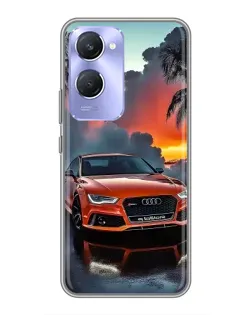 Чехол для Vivo Y36c с картинкой «Audi — закат» Чехол для Vivo Y36c с картинкой «Audi — закат»