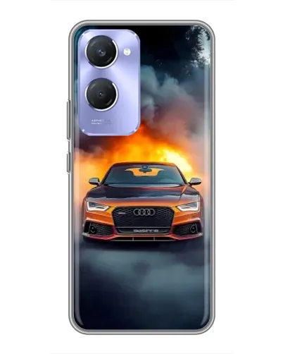 Чехол для Vivo Y36c с картинкой «Audi в огненном дыму» Чехол для Vivo Y36c с картинкой «Audi в огненном дыму»
