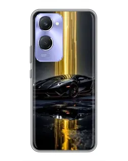 Чохол для Vivo Y36c з картинкою «Нічний Lamborghini драйв»