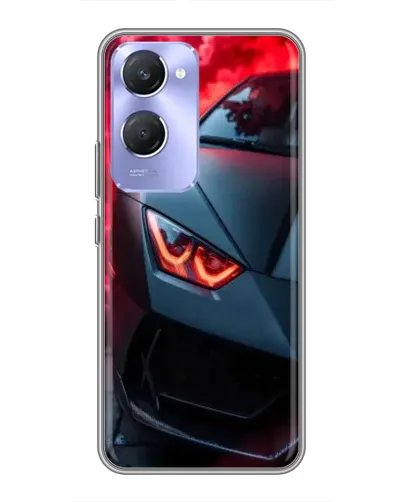 Чехол для Vivo Y36c с картинкой «Lamborghini красное сияние»