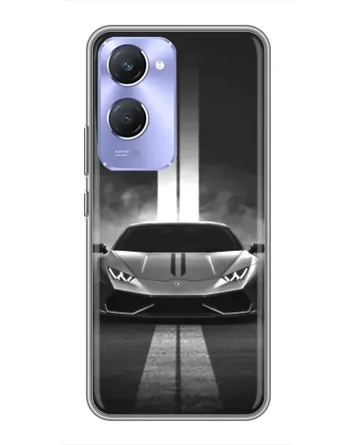 Чехол для Vivo Y36c с картинкой «Lamborghini симметрия дорог»