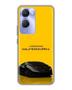 Чохол для Vivo Y36c з картинкою «Lamborghini Huracan чорний»