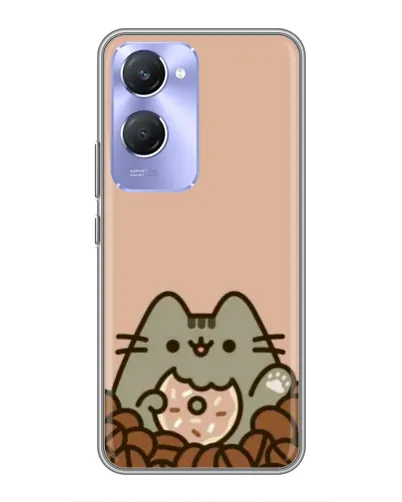 Чехол для Vivo Y36c с картинкой «Кофейный Пушин»