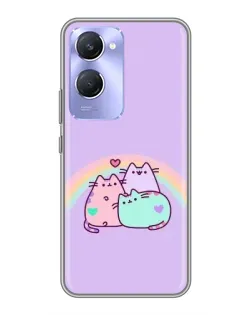 Чохол для Vivo Y36c з картинкою «Веселкові Пушини» Чохол для Vivo Y36c з картинкою «Веселкові Пушини»