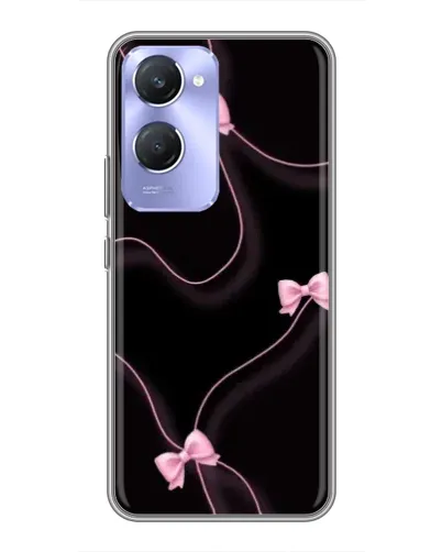 Чехол для Vivo Y36c с картинкой «Розовые ленты»