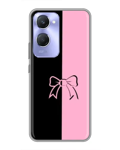 Чехол для Vivo Y36c с картинкой «Половинки банта»