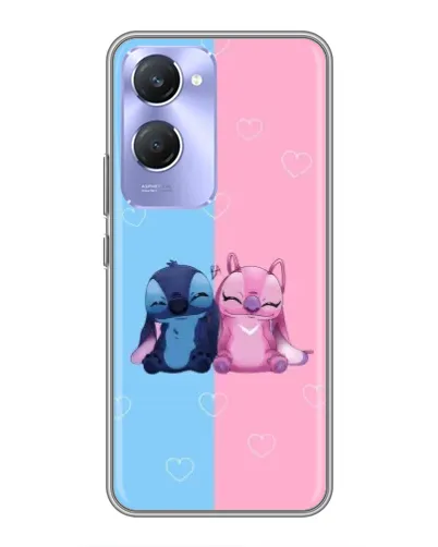 Чехол для Vivo Y36c с картинкой «Stitch и Angel Love» Чехол для Vivo Y36c с картинкой «Stitch и Angel Love»