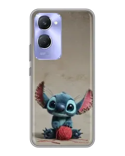 Чехол для Vivo Y36c с картинкой «Стич на коричневом фоне» Чехол для Vivo Y36c с картинкой «Стич на коричневом фоне»