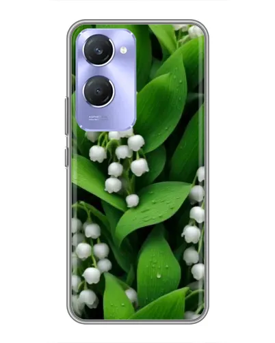 Чехол для Vivo Y36c с картинкой «Ландыши в зелени»