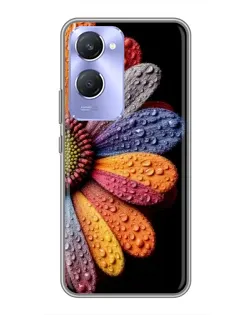 Чехол для Vivo Y36c с картинкой «Радужный цветок» Чехол для Vivo Y36c с картинкой «Радужный цветок»