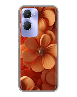 Чехол для Vivo Y36c с картинкой «Оранжевый макро цветок» Чехол для Vivo Y36c с картинкой «Оранжевый макро цветок»