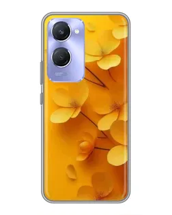 Чехол для Vivo Y36c с картинкой «Золотые лепестки» Чехол для Vivo Y36c с картинкой «Золотые лепестки»