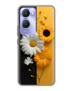 Чехол для Vivo Y36c с картинкой «Подсолнух и ромашка» Чехол для Vivo Y36c с картинкой «Подсолнух и ромашка»