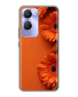 Чехол для Vivo Y36c с картинкой «Оранжевые герберы» Чехол для Vivo Y36c с картинкой «Оранжевые герберы»