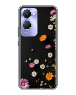 Чехол для Vivo Y36c с картинкой «Цветочная композиция» Чехол для Vivo Y36c с картинкой «Цветочная композиция»