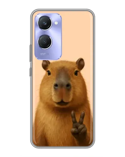 Чехол для Vivo Y36c с картинкой «Капибара виктория» Чехол для Vivo Y36c с картинкой «Капибара виктория»
