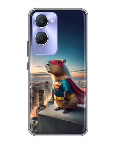 Чехол для Vivo Y36c с картинкой «Капи-мен супергерой» Чехол для Vivo Y36c с картинкой «Капи-мен супергерой»