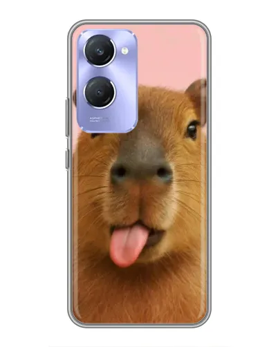Чехол для Vivo Y36c с картинкой «Капибара с языком» Чехол для Vivo Y36c с картинкой «Капибара с языком»