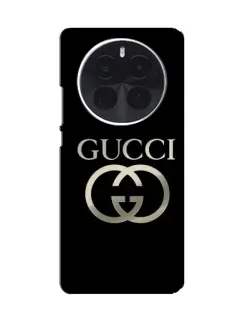 Чехол для Vivo Y500 Pro с картинкой «Gucci — золото на черном»