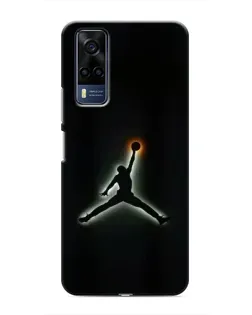 Чехол для Vivo Y51 (2020) с картинкой «Jordan Gradient Logo»