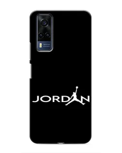 Чехол для Vivo Y51 (2020) с картинкой «Jordan White Logo»