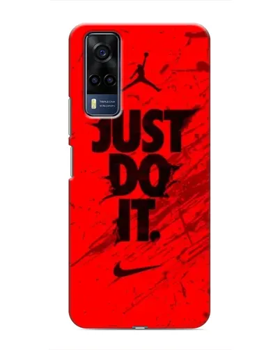 Чехол для Vivo Y51 (2020) с картинкой «Nike Just Do It» Чехол для Vivo Y51 (2020) с картинкой «Nike Just Do It»
