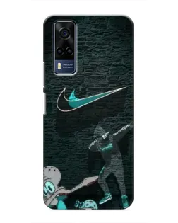 Чехол для Vivo Y51 (2020) с картинкой «Спортивный арт Nike» Чехол для Vivo Y51 (2020) с картинкой «Спортивный арт Nike»