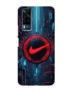 Чехол для Vivo Y51 (2020) с картинкой «Техногенный стиль Nike» Чехол для Vivo Y51 (2020) с картинкой «Техногенный стиль Nike»
