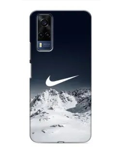 Чехол для Vivo Y51 (2020) с картинкой «Nike — зимние горы» Чехол для Vivo Y51 (2020) с картинкой «Nike — зимние горы»