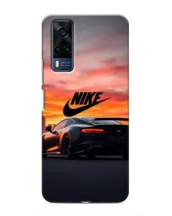 Чехол для Vivo Y51 (2020) с картинкой «Nike и суперкар» Чехол для Vivo Y51 (2020) с картинкой «Nike и суперкар»