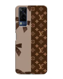 Чехол для Vivo Y51 (2020) с картинкой «Louis Vuitton — банты»