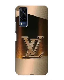 Чехол для Vivo Y51 (2020) с картинкой «LV — золотое сияние»