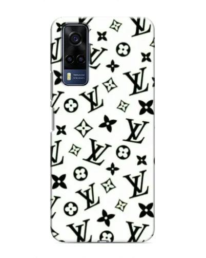 Чехол для Vivo Y51 (2020) с картинкой «Монохромный хаос LV»