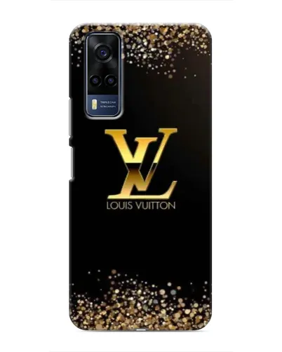 Чехол для Vivo Y51 (2020) с картинкой «LV — золотые искры»