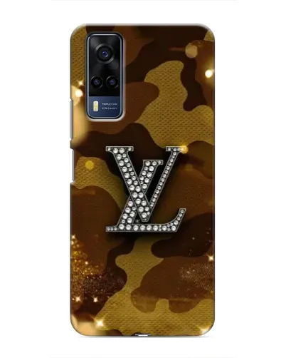 Чехол для Vivo Y51 (2020) с картинкой «Камуфляжный Louis Vuitton»