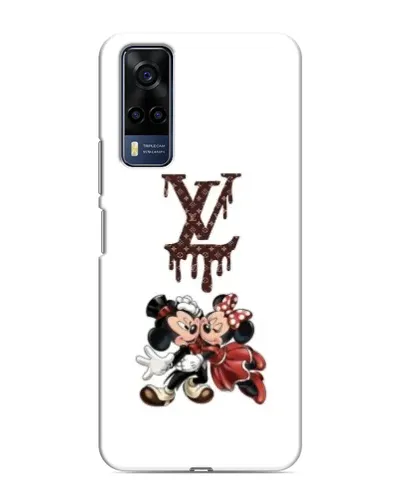 Чехол для Vivo Y51 (2020) с картинкой «LV и Микки Маус»