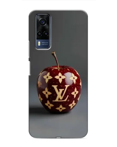 Чехол для Vivo Y51 (2020) с картинкой «Красное яблоко LV»