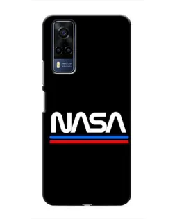 Чехол для Vivo Y51 (2020) с картинкой «NASA — классика Red Blue» Чехол для Vivo Y51 (2020) с картинкой «NASA — классика Red Blue»