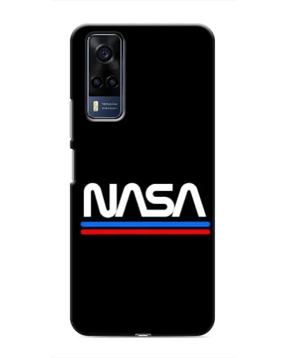 Чехол для Vivo Y51 (2020) с картинкой «NASA — классика Red Blue» Чехол для Vivo Y51 (2020) с картинкой «NASA — классика Red Blue»
