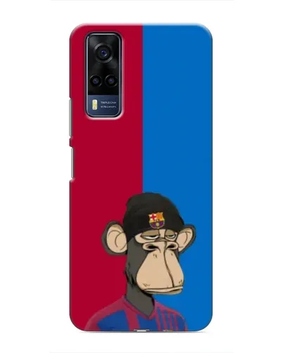 Чехол для Vivo Y51 (2020) с картинкой «Bored Ape — фанат Барсы» Чехол для Vivo Y51 (2020) с картинкой «Bored Ape — фанат Барсы»