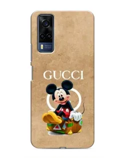 Чехол для Vivo Y51 (2020) с картинкой «Микки Маус Gucci — крафт» Чехол для Vivo Y51 (2020) с картинкой «Микки Маус Gucci — крафт»