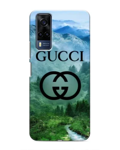 Чехол для Vivo Y51 (2020) с картинкой «Gucci — горный пейзаж»